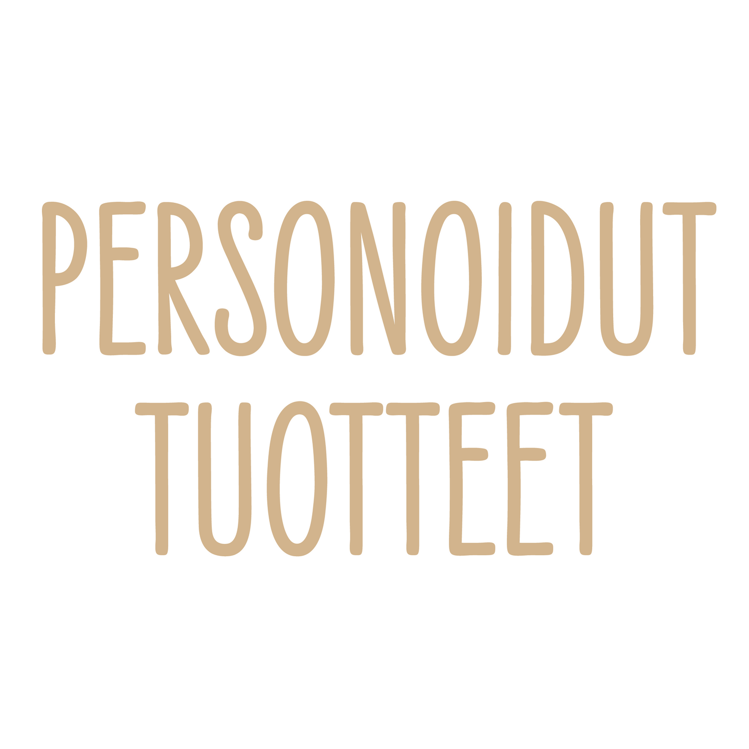 Personoidut tuotteet