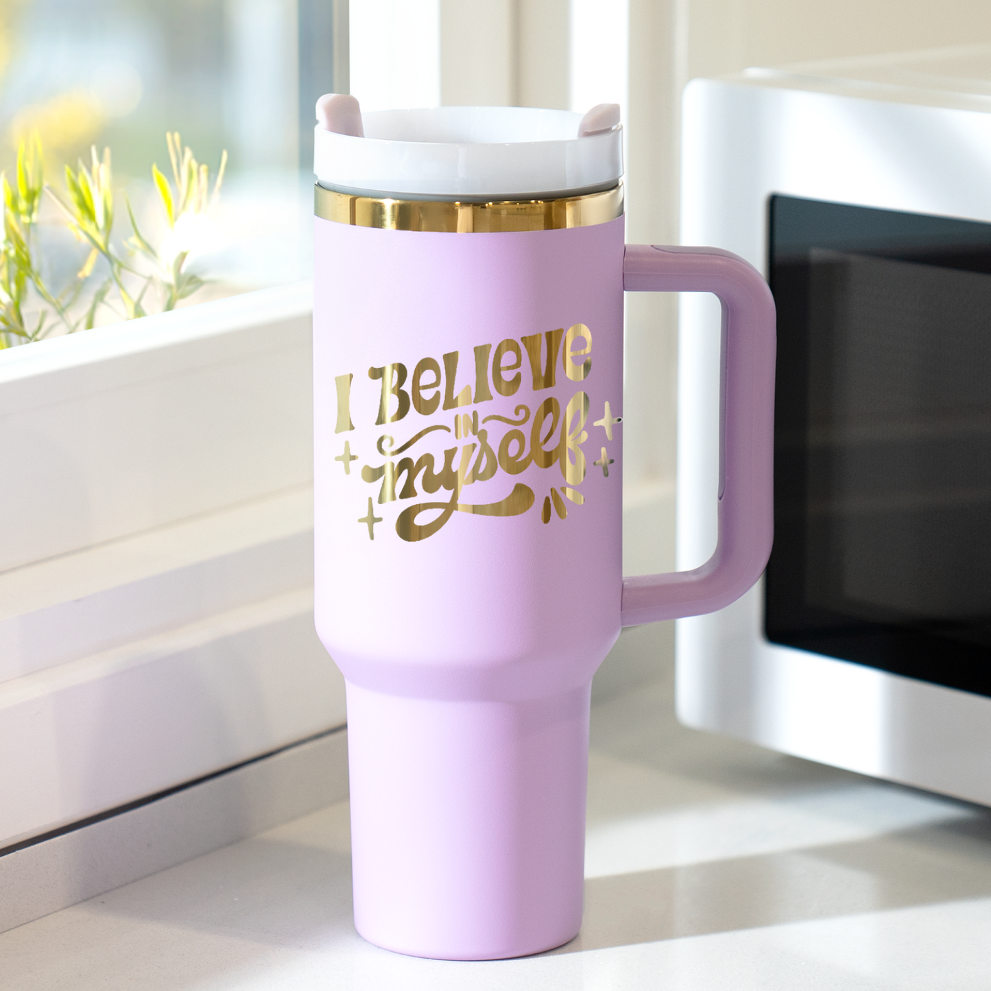 Violetti ruostumaton teräs -termospullo 1,18 L (40 oz), laserkaiverrettavaksi