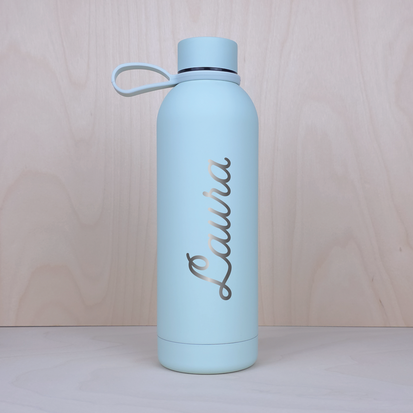 500ml Termospullo omalla tekstillä (10 eri väriä)