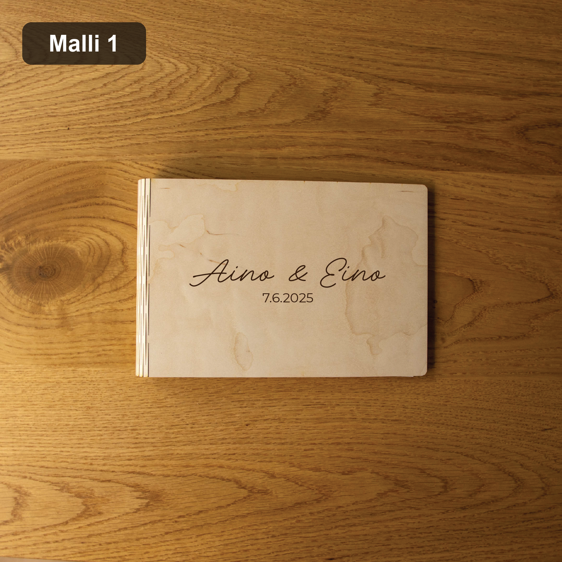 Häävieraskirja (A5) – Malli 1: Aino & Eino