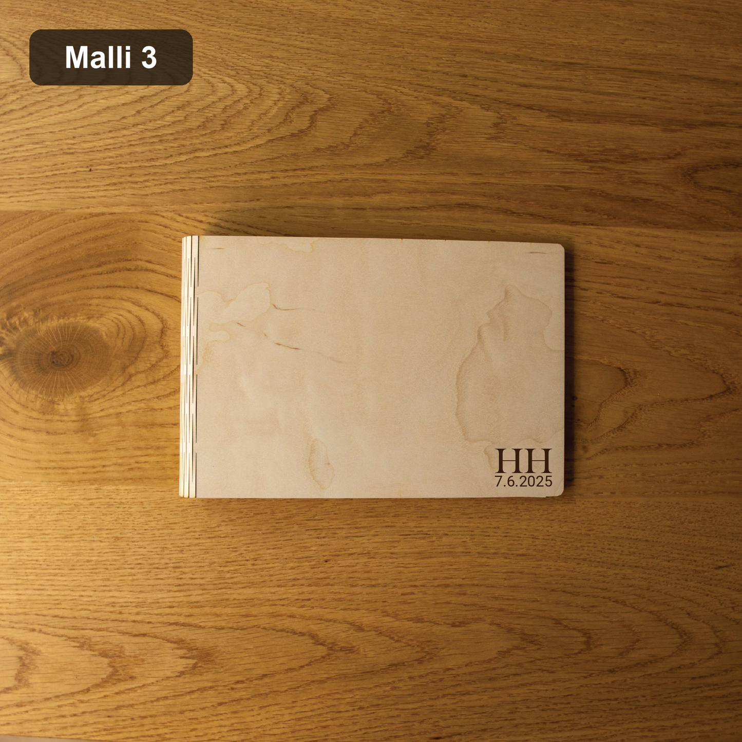 Häävieraskirja (A5) – Malli 3: H & H