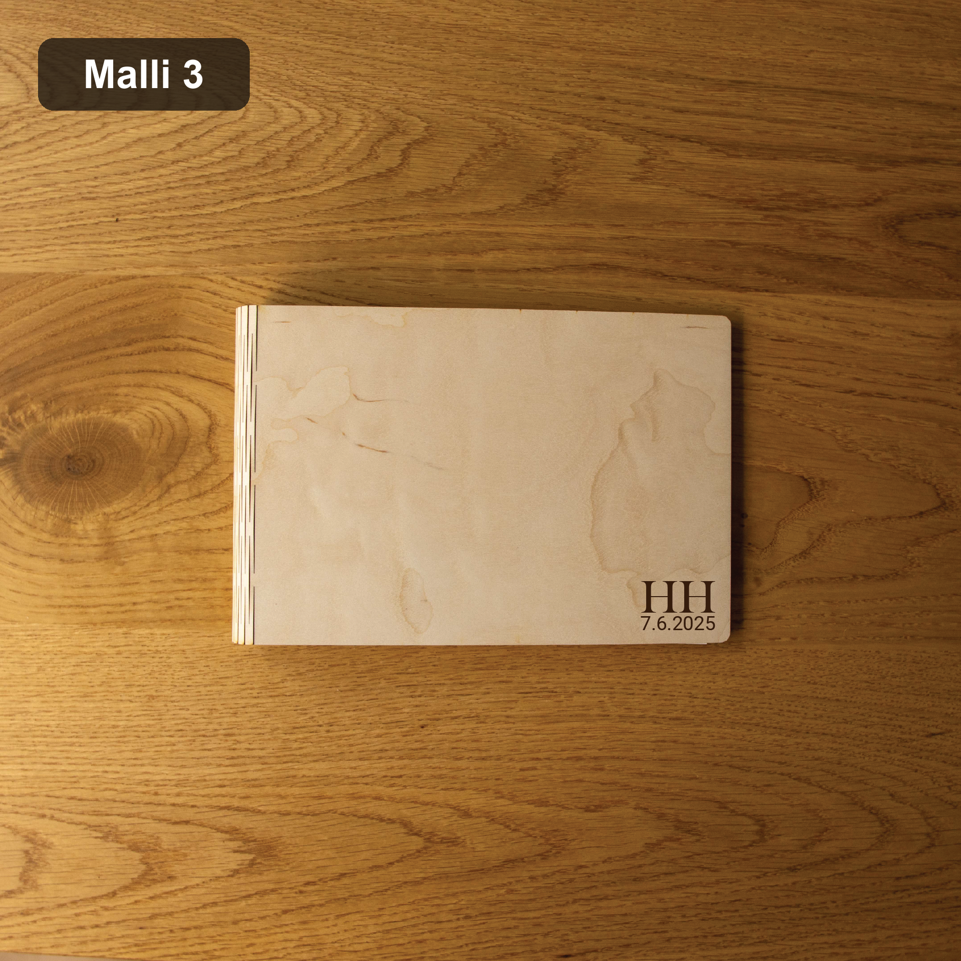 Häävieraskirja (A5) – Malli 3: H & H
