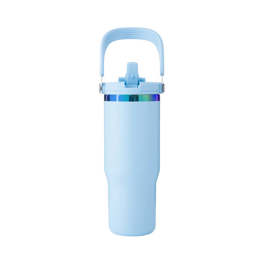 Pastellisininen ruostumaton teräs -termospullo 0,89 L (30 oz), laserkaiverrettavaksi