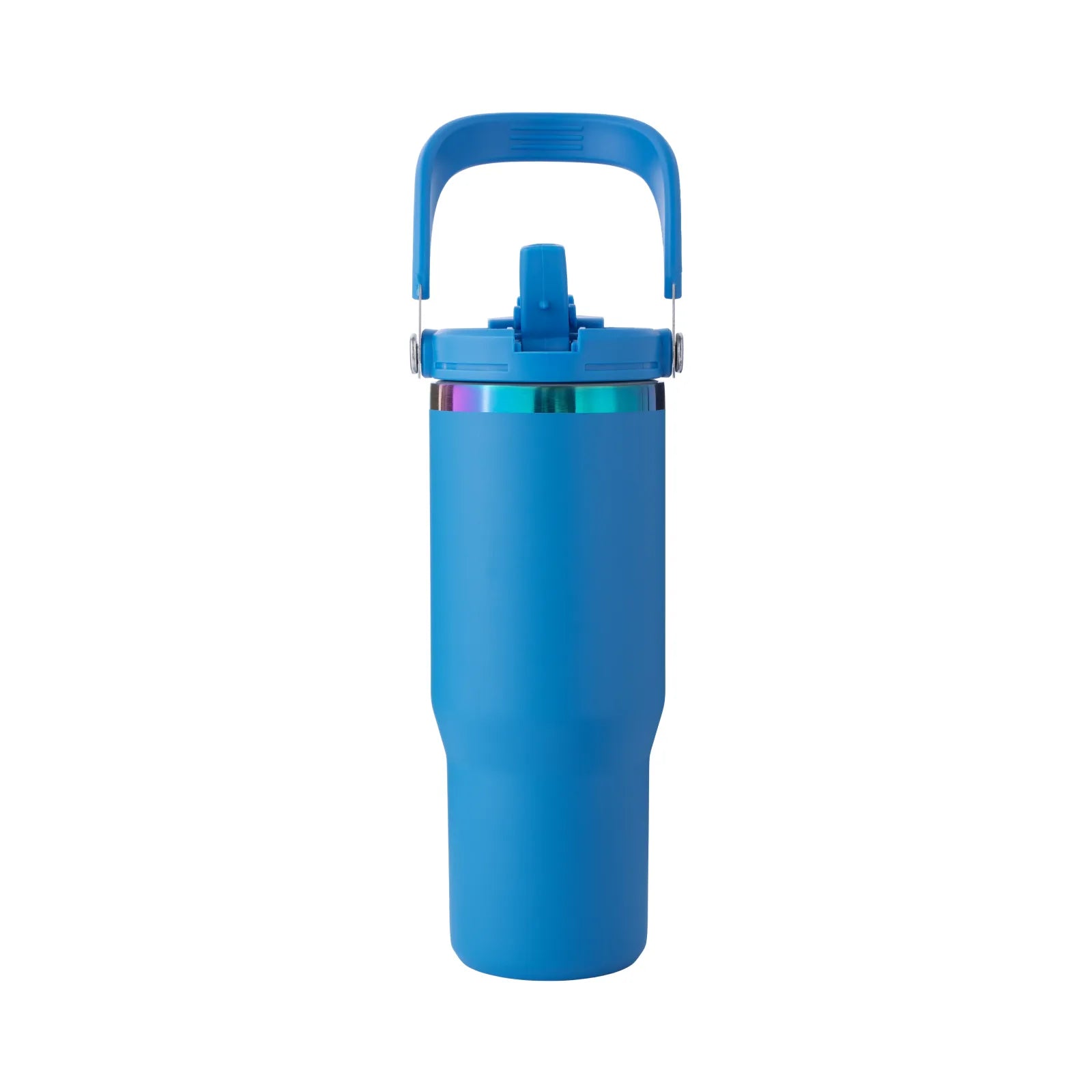 Syvänsininen ruostumaton teräs -termospullo 0,89 L (30 oz), laserkaiverrettavaksi