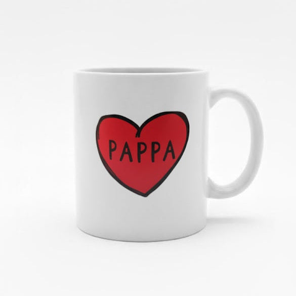 Pappa sydän -muki