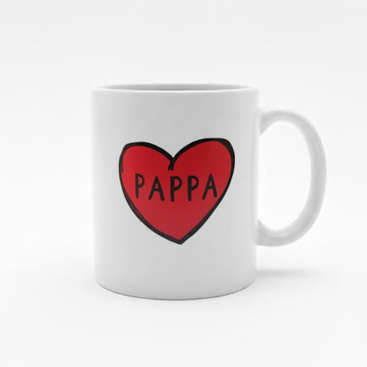 Pappa sydän -muki