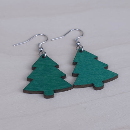 Joulukuusi -korvakorut