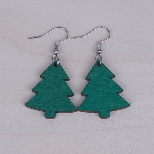 Joulukuusi -korvakorut