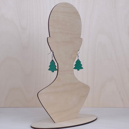 Joulukuusi -korvakorut