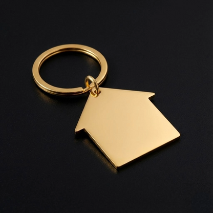 Talo-avaimenperä omalla tekstillä